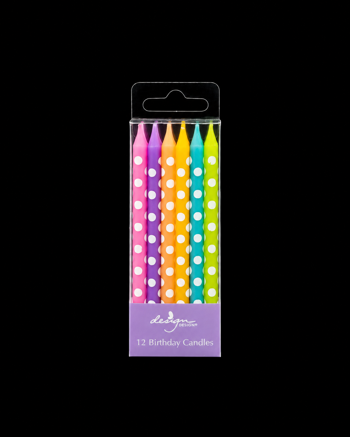 Candles ‘’Pastel with White Dots’’