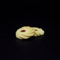Vanilla French Cookie With Raspberry Jam