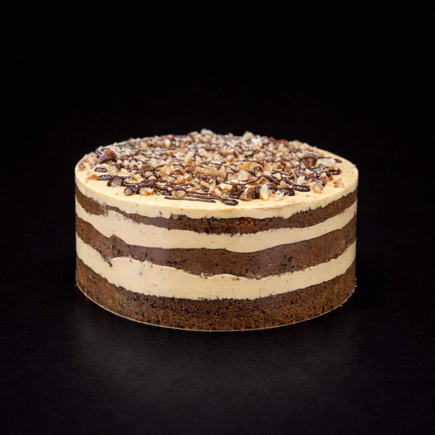 Layered nut cake