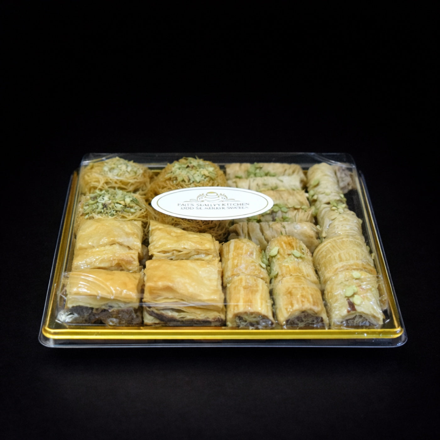Assorted baklava tray